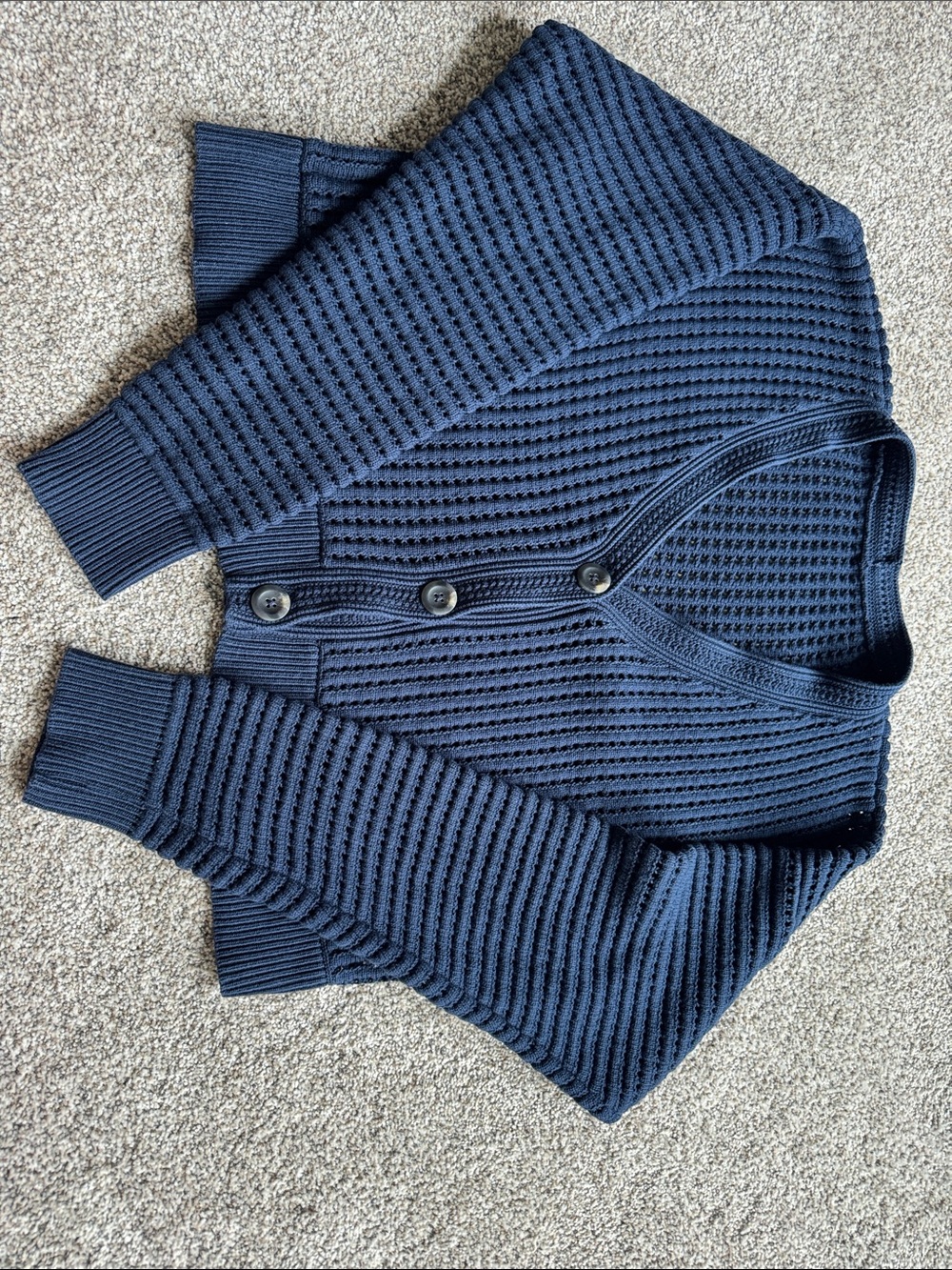 Lululemon women’s cotton crochet relaxed cardigan